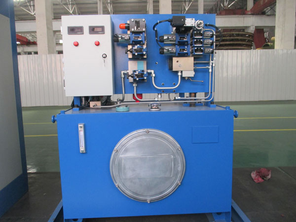 Constant deceleration hydraulic station